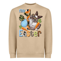 Mushroom My first Easter Boy Easter Day Heavyweight Sweatshirt - HowdyJamesFarm