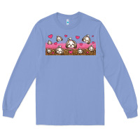Colony Blue shih tzu dogs libbey glass Long Sleeve Tee - Jasminsmagicworld