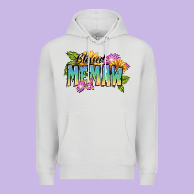 Blessed Memaw Mother's Day Premium Hoodie Designed By Fadigitalartstudio