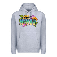 Heather Grey Blessed memaw Mother's Day Premium Hoodie - FaDigitalArtStudio