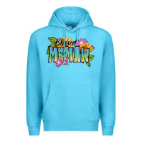 Ocean Blue Blessed memaw Mother's Day Premium Hoodie - FaDigitalArtStudio