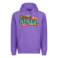Purple Blessed memaw Mother's Day Premium Hoodie - FaDigitalArtStudio