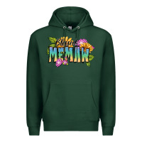 Sports Green Blessed memaw Mother's Day Premium Hoodie - FaDigitalArtStudio