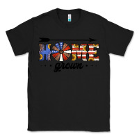 Black home grown american flag windmill Classic Tee - Jasminsmagicworld