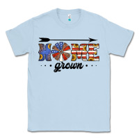 Dusty Blue home grown american flag windmill Classic Tee - Jasminsmagicworld