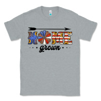 Heather Grey home grown american flag windmill Classic Tee - Jasminsmagicworld