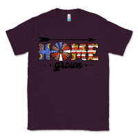 Plum home grown american flag windmill Classic Tee - Jasminsmagicworld