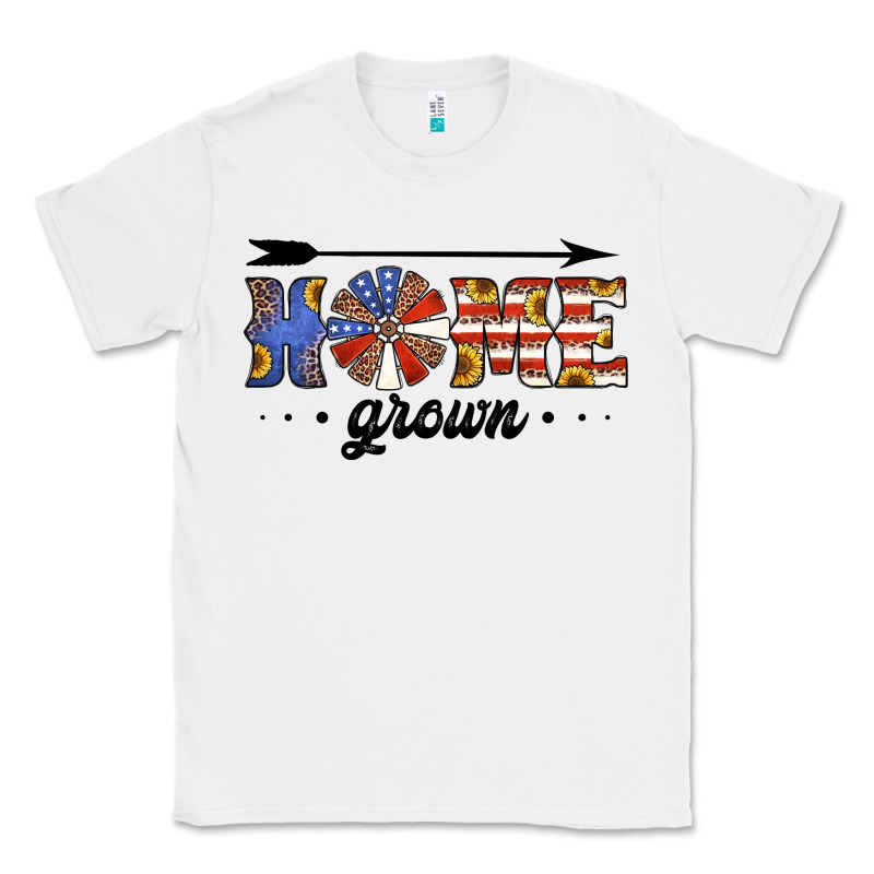Home Grown American Flag Windmill Classic Tee by Jasminsmagicworld | Teevron