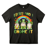 Asphalt lucky and i gnome it Heavy Core Tee - MaliasSmallBusiness