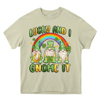 Mossy lucky and i gnome it Heavy Core Tee - MaliasSmallBusiness