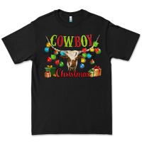 Black cowboy christmas Premium Tee - MaliasSmallBusiness