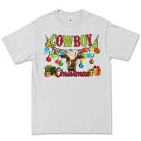 Dove Grey cowboy christmas Premium Tee - MaliasSmallBusiness