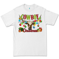 White cowboy christmas Premium Tee - MaliasSmallBusiness
