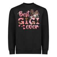 Black Best gigi ever Mother's Day Heavyweight Sweatshirt - CowGirlArtShop