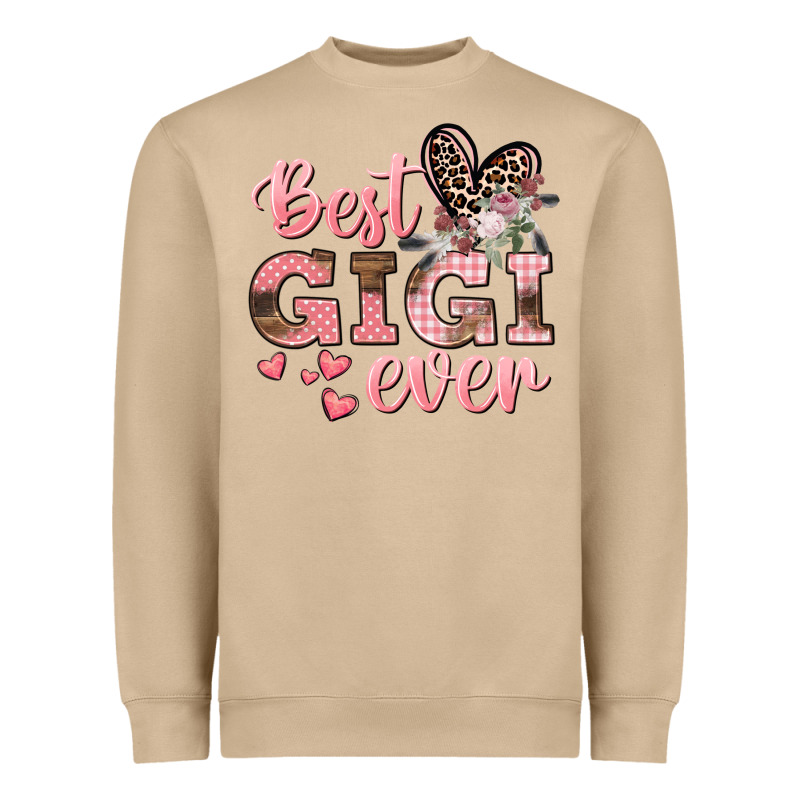 Best Gigi Ever Mother's Day Heavyweight Sweatshirt by CowGirlArtShop | Teevron