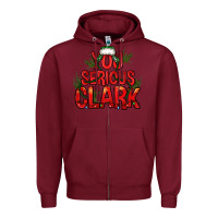 Burgundy you serious clark bbs Zipper Hoodie - BundleAndBundleShop