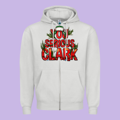 You Serious Clark Bbs Zipper Hoodie Designed By Bundleandbundleshop