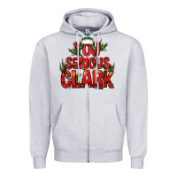 Heather Grey you serious clark bbs Zipper Hoodie - BundleAndBundleShop
