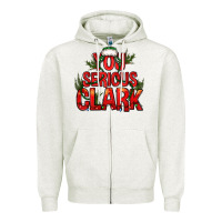 Oatmeal Heather you serious clark bbs Zipper Hoodie - BundleAndBundleShop