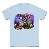 Dusty Blue Cow Halloween Classic Tee - RanaPortraitStore