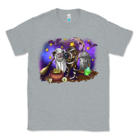 Heather Grey Cow Halloween Classic Tee - RanaPortraitStore