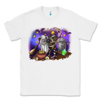 White Cow Halloween Classic Tee - RanaPortraitStore