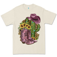 Bone Pink Cowboy Boots Premium Tee - JahusDesignShop