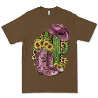 Cacao Pink Cowboy Boots Premium Tee - JahusDesignShop