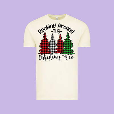 Rockin' Around The Christmas Tree Vintage Tee Designed By Bettercallsaul