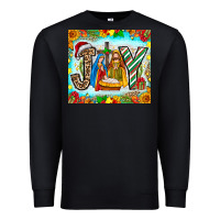 Black joy jesus Premium Sweatshirt - CowhideDigitalArt