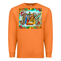 Carrot joy jesus Premium Sweatshirt - CowhideDigitalArt