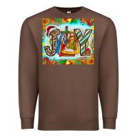 Chestnut joy jesus Premium Sweatshirt - CowhideDigitalArt