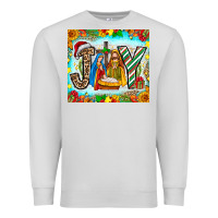 Dove Grey joy jesus Premium Sweatshirt - CowhideDigitalArt