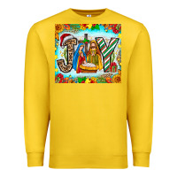 Lemon joy jesus Premium Sweatshirt - CowhideDigitalArt