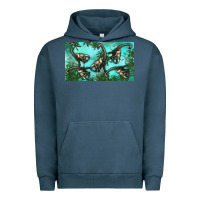 Pigment Midnight Navy brachiosaurus  sippy cup Urban Hoodie - Artiststas