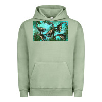 Pigment Oil Green brachiosaurus  sippy cup Urban Hoodie - Artiststas