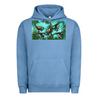 Pigment Pebble Blue brachiosaurus  sippy cup Urban Hoodie - Artiststas