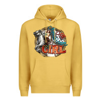 Antique Gold All American Girl Premium Hoodie - FaDigitalArtStudio