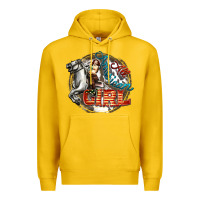 Lemon All American Girl Premium Hoodie - FaDigitalArtStudio