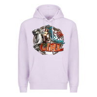 Lilac All American Girl Premium Hoodie - FaDigitalArtStudio