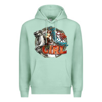 Seafoam All American Girl Premium Hoodie - FaDigitalArtStudio