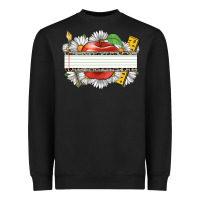 Floral Teacher Custom Name Heavyweight Sweatshirt | Teevron