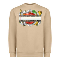 Mushroom floral teacher custom name Heavyweight Sweatshirt - CowGirlArtShop