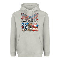 Moon Dust Western God Bless The USA 4th of July Heavyweight Hoodie - LillyAllenDesigns