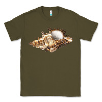 Army Green murex snail Classic Tee - LillyAllenDesigns