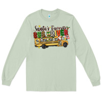 Matcha santas favorite bus driver Long Sleeve Tee - texasbilliewilder