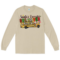 Mushroom santas favorite bus driver Long Sleeve Tee - texasbilliewilder