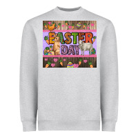 Heather Grey Easter day farm animals tumbler Heavyweight Sweatshirt - HowdyJamesFarm