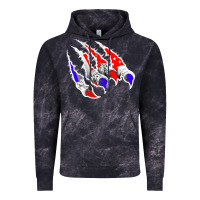 Cloud Black American Flag Claw Vintage Hoodie - Bettercallsaul