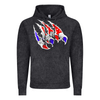 American Flag Claw Vintage Hoodie | Teevron